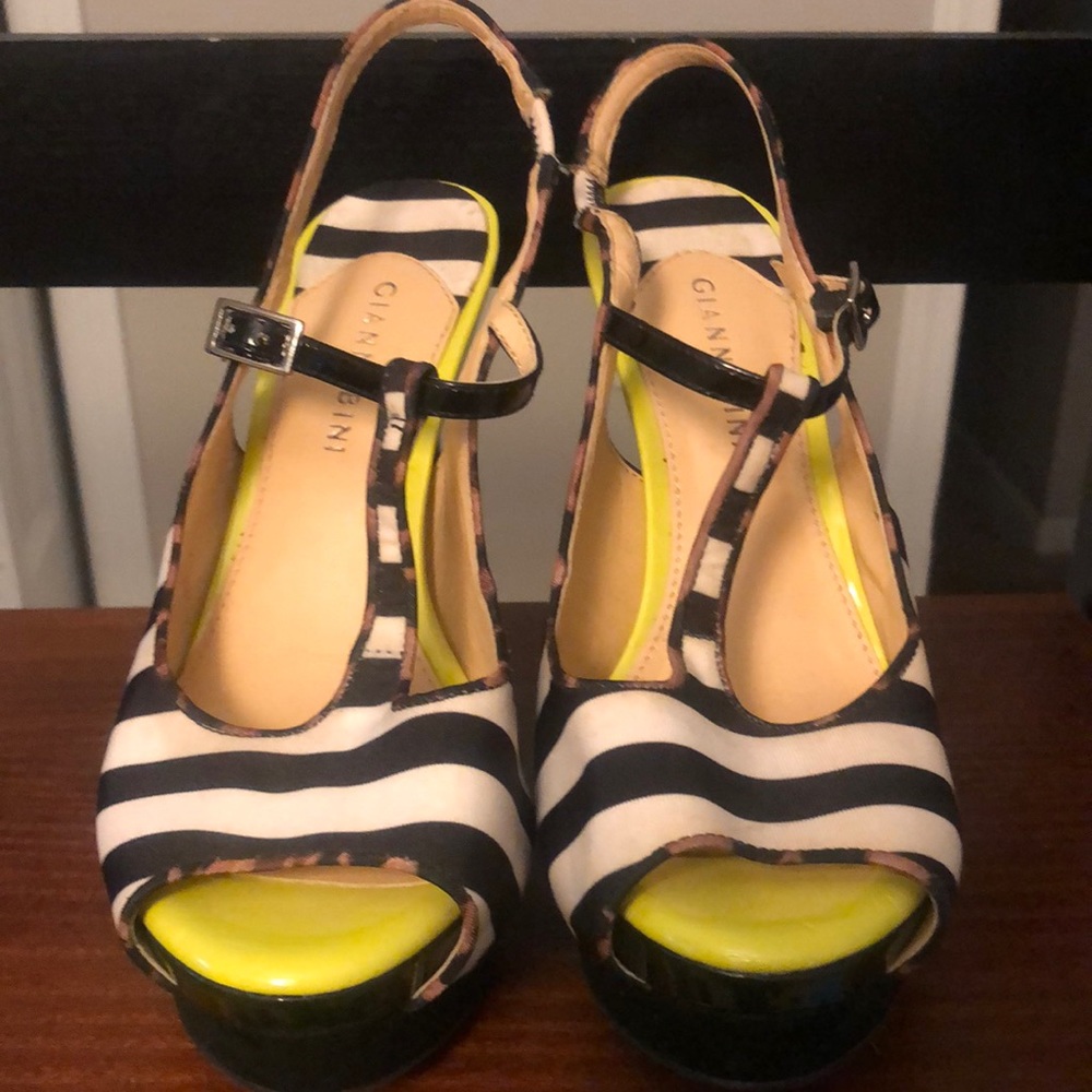 Black and White heels